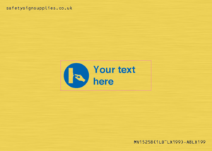 Custom Use Switch Sign